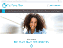 Tablet Screenshot of braceplace.net